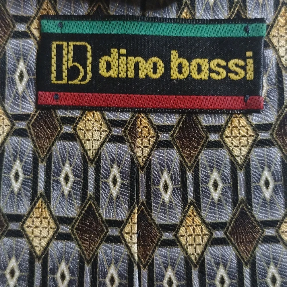 Dino Bassi 100% Silk Men's‎ Tie